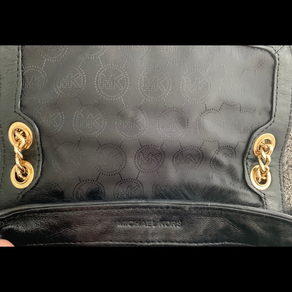 Michael Kors Rabbit Fur Crossbody Purse - Picture 2 of 2